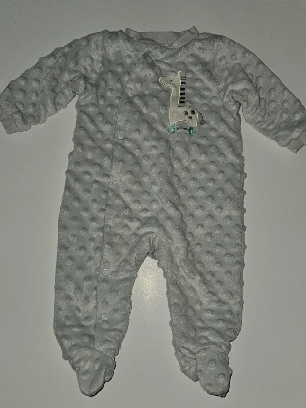 6 Pairs Footie Pajamas Lot NB 0-3-6 Months Baby Boy Buffalo Plaid Weeplay Carter